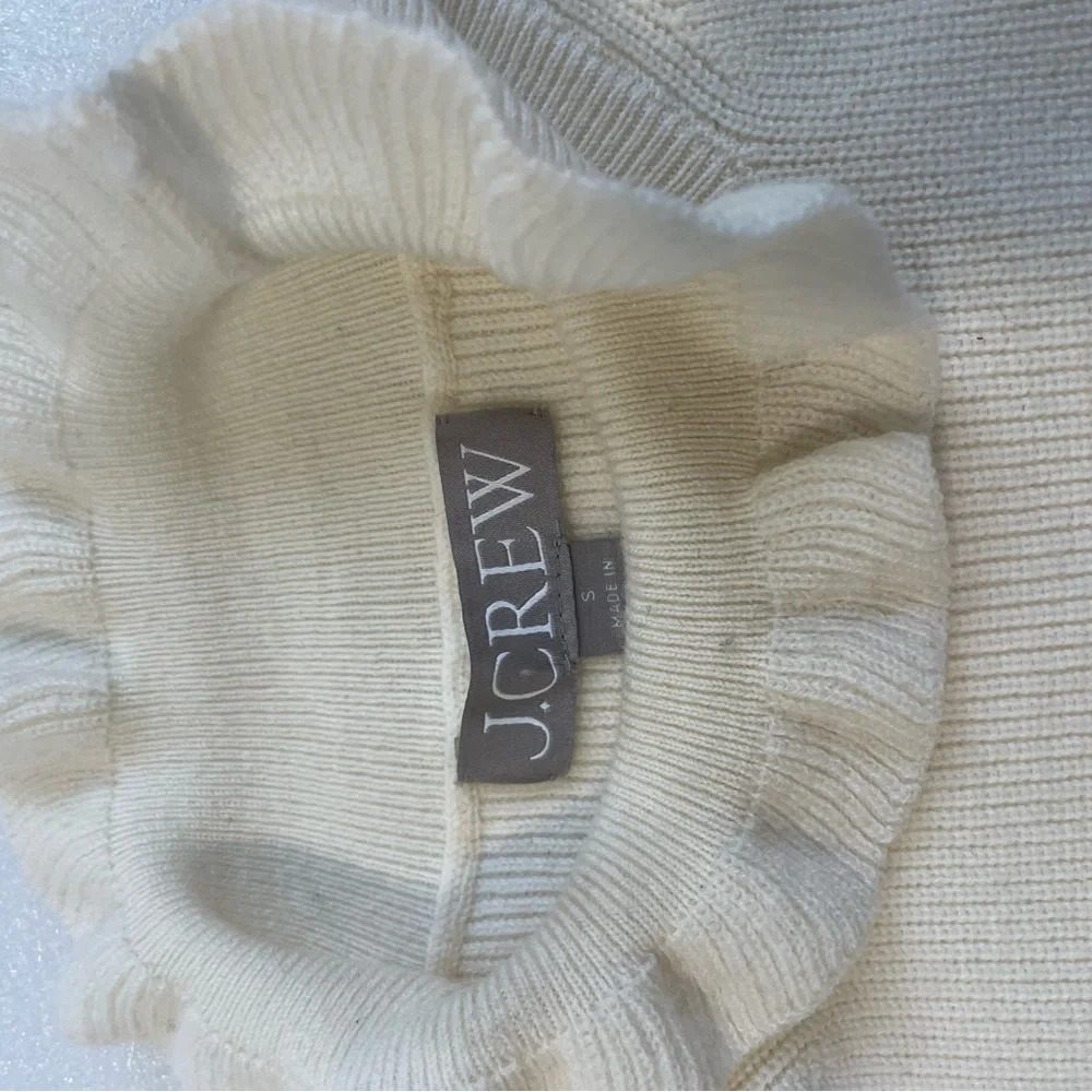 J. Crew Cream Crew Neck Sweater